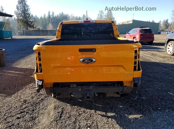 3FTTW8F93PRA64320 2023 FORD MAVERICK Yellow Rear view