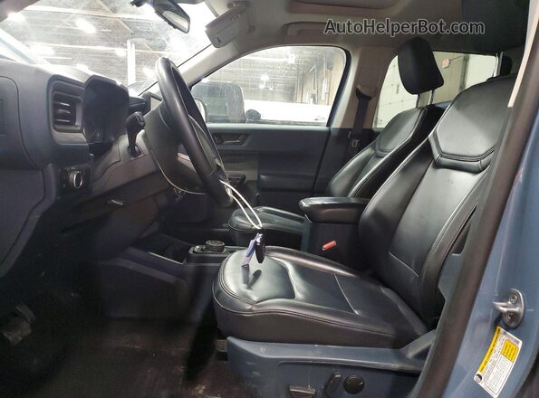 3FTTW8M34RRA44417 2024 FORD MAVERICK Синий Вид салона спереди