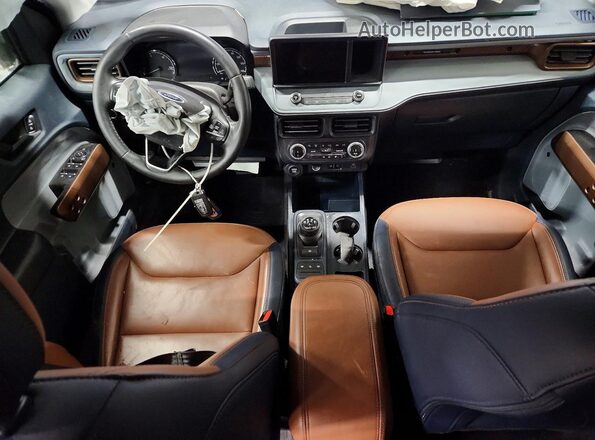3FTTW8M3XRRA32367 2024 FORD MAVERICK Синий Вид панели приборов