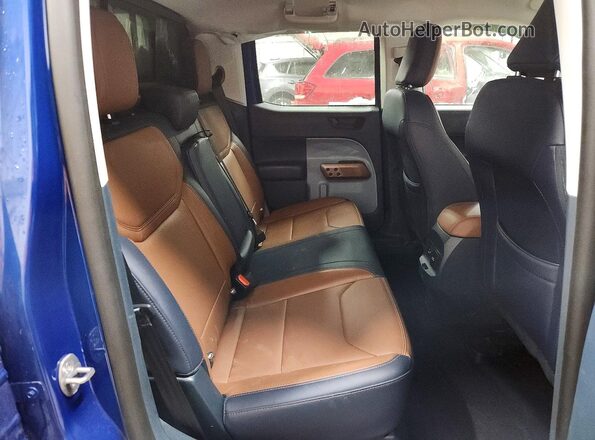 3FTTW8M3XRRA32367 2024 FORD MAVERICK Синий Вид задних сидений