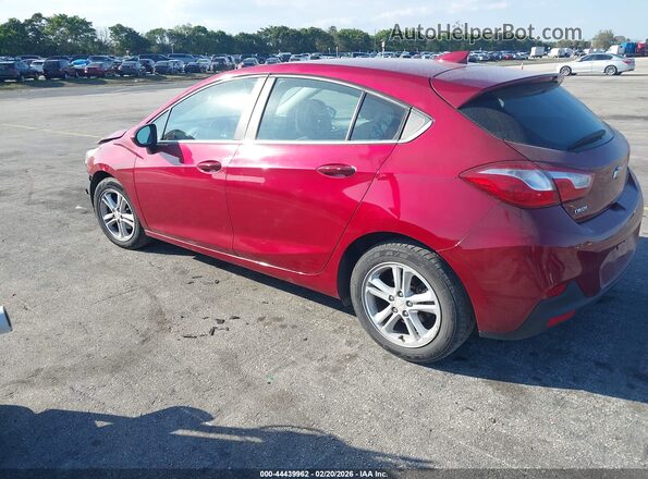3G1BE6SM6JS642142 2018 CHEVROLET CRUZE Red უკანა მარცხენა