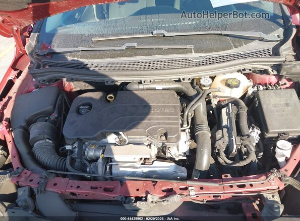 3G1BE6SM6JS642142 2018 CHEVROLET CRUZE Red უკანა ხედი