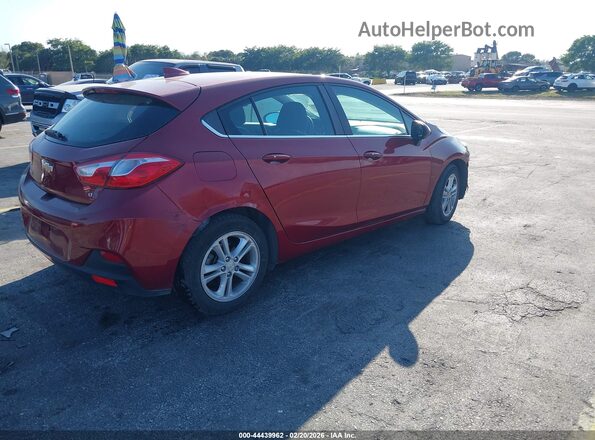 3G1BE6SM6JS642142 2018 CHEVROLET CRUZE Red უკანა მარჯვენა