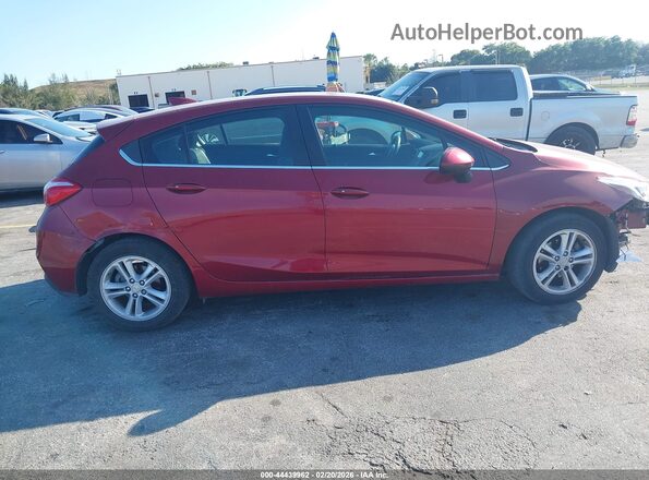 3G1BE6SM6JS642142 2018 CHEVROLET CRUZE Red სალონის 360-გრადუსიანი ხედი
