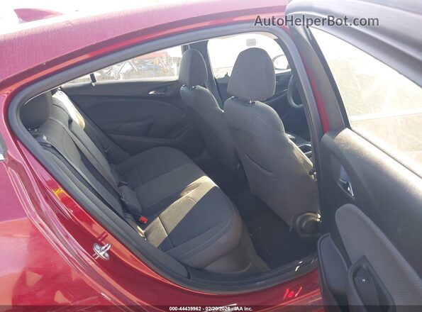 3G1BE6SM6JS642142 2018 CHEVROLET CRUZE Red VIN კოდის სტიკერის ხედი