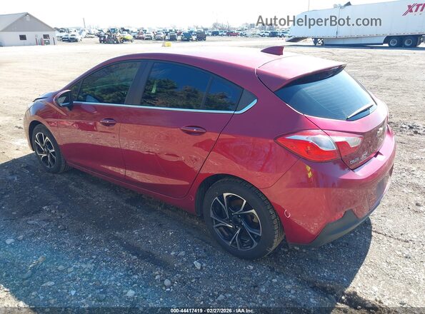 3G1BE6SM8HS585498 2017 CHEVROLET CRUZE Red Rear left