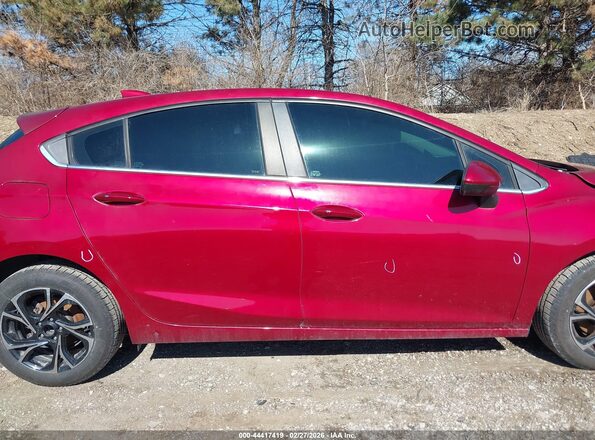 3G1BE6SM8HS585498 2017 CHEVROLET CRUZE Red Rear interior view