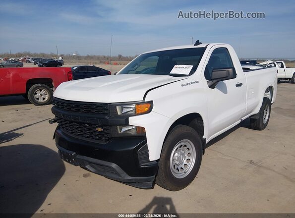 3GCNWAEH8LG131413 2020 CHEVROLET SILVERADO White Vista tres cuartos delantera izquierda