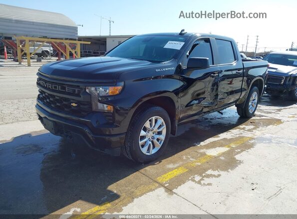3GCPABEK7RG265167 2024 CHEVROLET SILVERADO Black Առջևի ձախ երեք քառորդ տեսարան