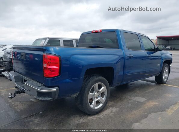 3GCPCREC1JG126314 2018 CHEVROLET SILVERADO Синий Задняя правая четверть