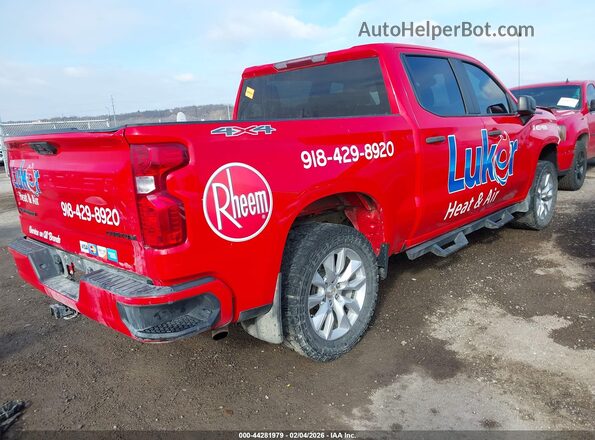 3GCPDBEK4NG519984 2022 CHEVROLET SILVERADO Red უკანა მარჯვენა