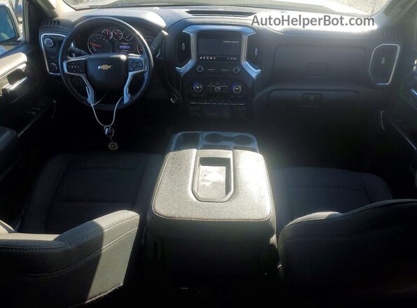 3GCPWCED2KG195107 2019 CHEVROLET SILVERADO Серый Вид панели приборов
