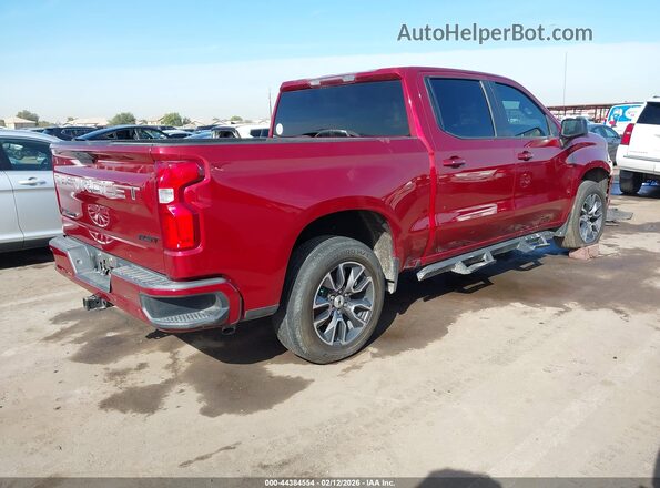 3GCPWDED5KG209362 2019 CHEVROLET SILVERADO Burgundy Հետևի աջ