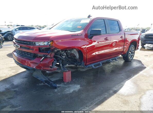 3GCPWDED5KG209362 2019 CHEVROLET SILVERADO Burgundy Առջևի ձախ երեք քառորդ տեսարան
