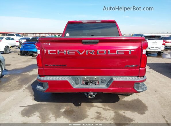3GCPWDED5KG209362 2019 CHEVROLET SILVERADO Burgundy 