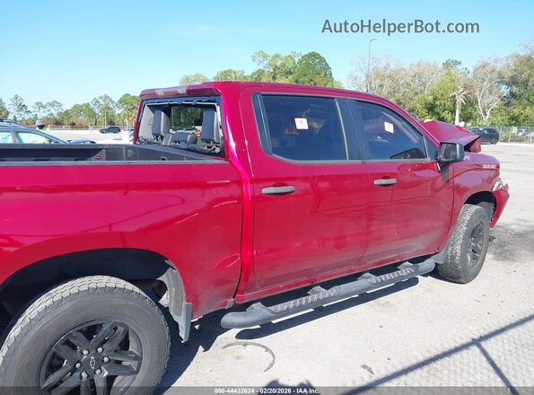 3GCPYCEF4LG181223 2020 CHEVROLET SILVERADO Red Սալոնի հետևի տեսք