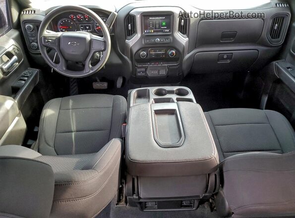 3GCPYCEF4MG144318 2021 CHEVROLET 1500 Charcoal წინა პანელის ხედი