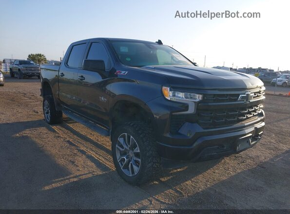3GCUDEE80PG240981 2023 CHEVROLET SILVERADO Black Widok z przodu