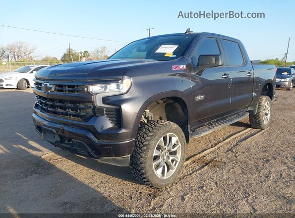 3GCUDEE80PG240981 2023 CHEVROLET SILVERADO Black Przód lewy