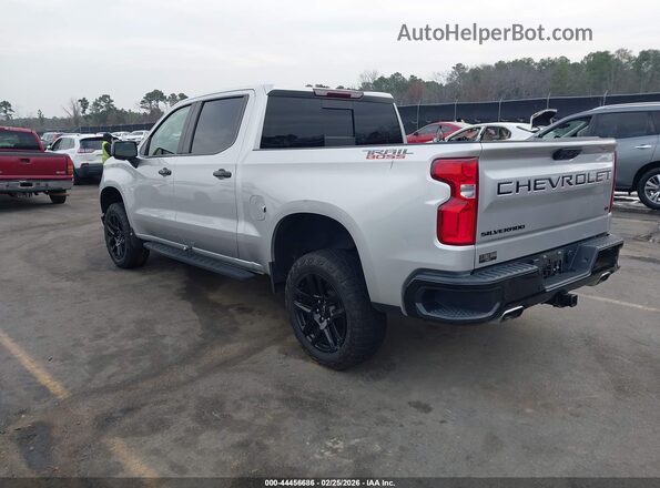 3GCUDFED0NG618992 2022 CHEVROLET SILVERADO Silver Trasero izquierdo
