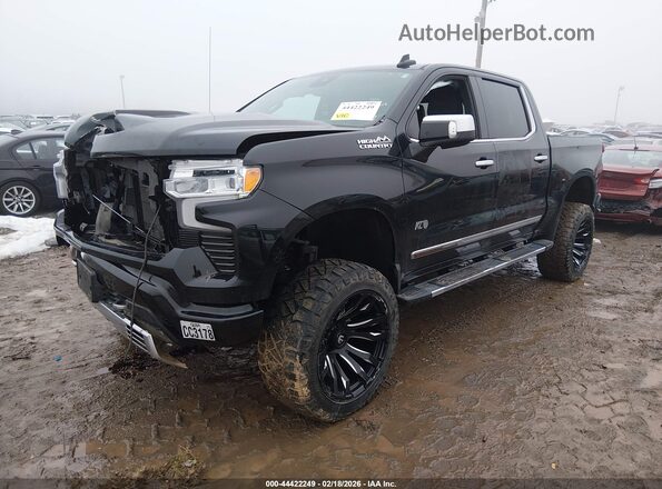 3GCUDJED6NG513800 2022 CHEVROLET SILVERADO Black Vista tres cuartos delantera izquierda