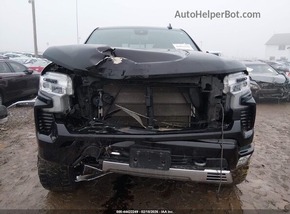 3GCUDJED6NG513800 2022 CHEVROLET SILVERADO Black Vista del cuadro de instrumentos