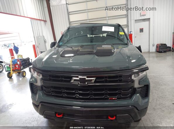 3GCUKFED1SG359317 2025 CHEVROLET SILVERADO Green Widok zestawu wskaźników