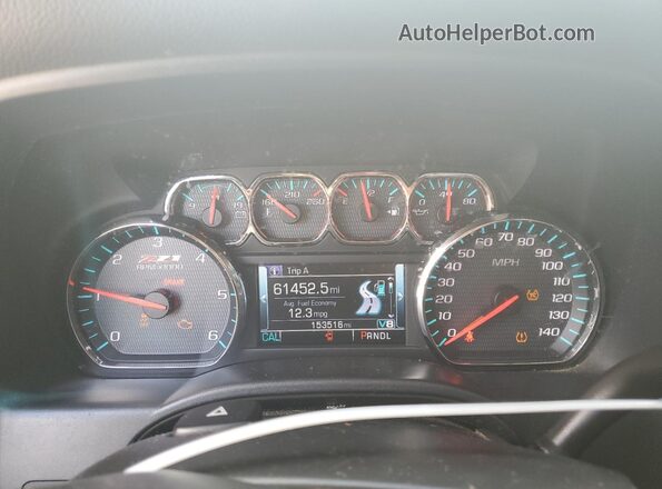 3GCUKREC0JG123104 2018 CHEVROLET SILVERADO White ხელსაწყოთა პანელის ხედი