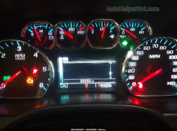 3GCUKREC9GG136135 2016 CHEVROLET SILVERADO Gray Հետևի նստատեղերի տեսք