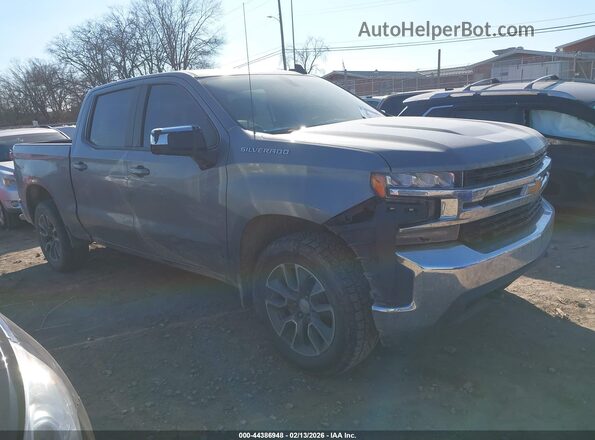 3GCUYDED5MG201956 2021 CHEVROLET SILVERADO Light Blue 