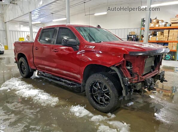 3GCUYEED9KG138797 2019 CHEVROLET 1500 Бордовый Передняя правая четверть