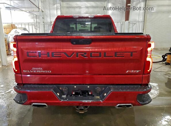 3GCUYEED9KG138797 2019 CHEVROLET 1500 Бордовый Вид сзади