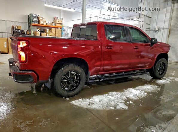 3GCUYEED9KG138797 2019 CHEVROLET 1500 Бордовый Задняя правая четверть