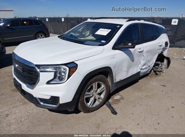 3GKALMEGXPL177696 2023 GMC TERRAIN Белый Передняя левая четверть
