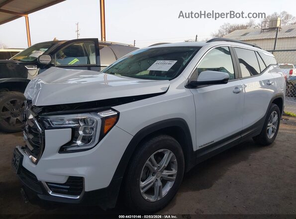 3GKALMEV0NL225007 2022 GMC TERRAIN White სალონის 360-გრადუსიანი ხედი
