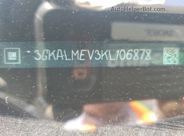 3GKALMEV3KL106878 2019 GMC TERRAIN Gray 