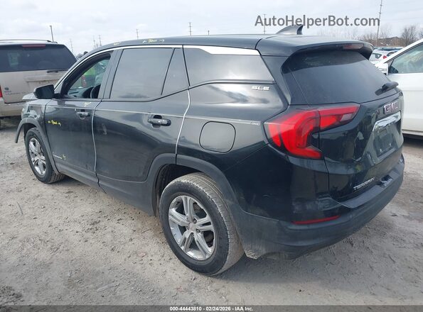 3GKALMEV5JL234375 2018 GMC TERRAIN Black უკანა მარცხენა