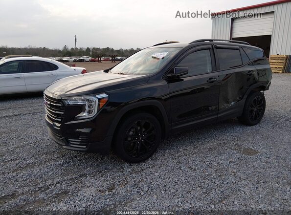 3GKALMEV9NL202017 2022 GMC TERRAIN SLE FWD Black Առջևի ձախ երեք քառորդ տեսարան
