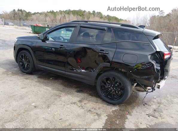 3GKALMEV9NL202017 2022 GMC TERRAIN SLE FWD Black Հետևի ձախ