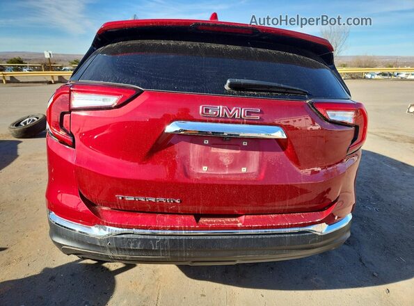3GKALPEG6RL322981 2024 GMC TERRAIN Red Rear view