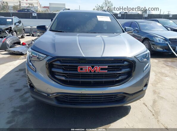 3GKALPEV1ML328632 2021 GMC TERRAIN Gray უკანა სალონის ხედი