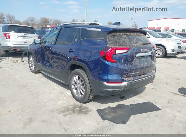 3GKALPEV6NL271250 2022 GMC TERRAIN Blue Tył lewy