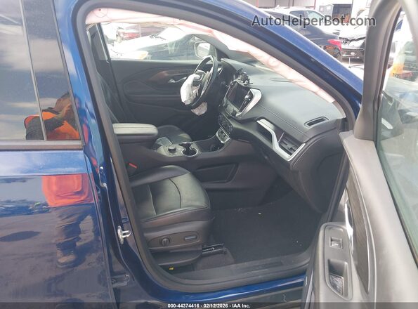 3GKALPEV6NL271250 2022 GMC TERRAIN Blue Widok wnętrza z przodu