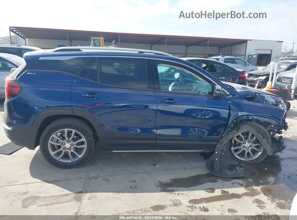 3GKALPEV6NL271250 2022 GMC TERRAIN Blue Widok wnętrza z tyłu