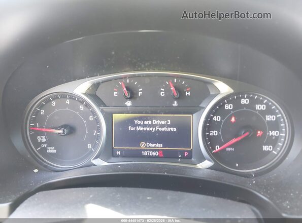 3GKALPEV9ML302537 2021 GMC TERRAIN White Widok tylnych siedzeń