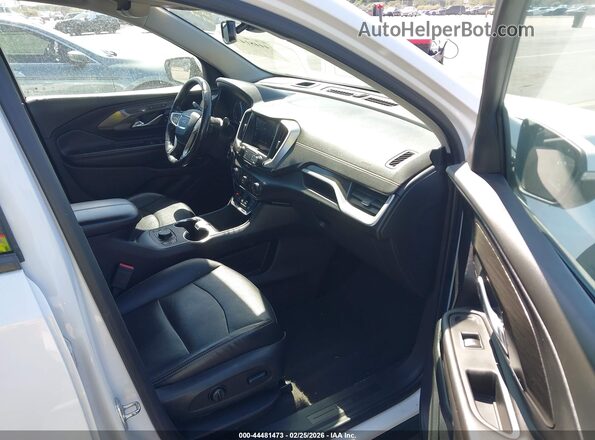 3GKALPEV9ML302537 2021 GMC TERRAIN White Widok wnętrza z przodu