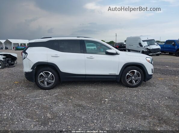 3GKALPEV9ML302537 2021 GMC TERRAIN White Widok wnętrza z tyłu