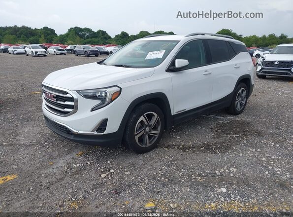 3GKALPEV9ML302537 2021 GMC TERRAIN White Przód lewy
