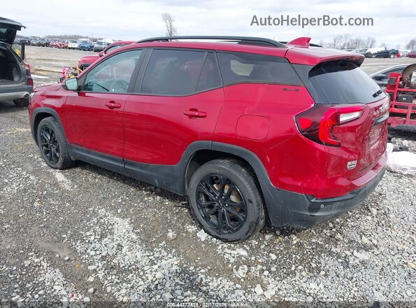 3GKALTEV6NL235535 2022 GMC TERRAIN Красный Задняя левая четверть