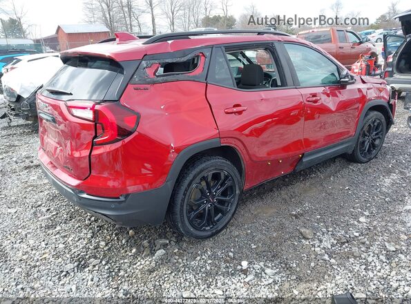 3GKALTEV6NL235535 2022 GMC TERRAIN Красный Задняя правая четверть